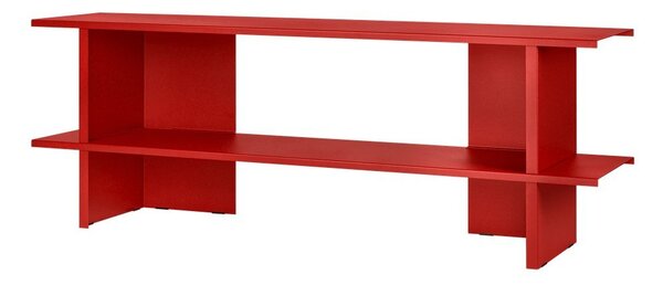 Czerwony metalowy regał 160x57x37 cm Hes – noo.ma