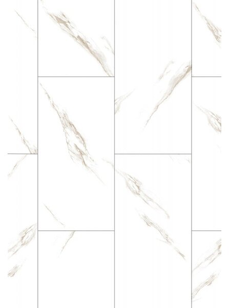 Mexen River White panele winylowe 610 x 305 mm SPC 6,5 mm, podkład IXPE 1,5 mm, 4 V-Fuga, Jazz White - F1150-0610-305-505-4V1-90