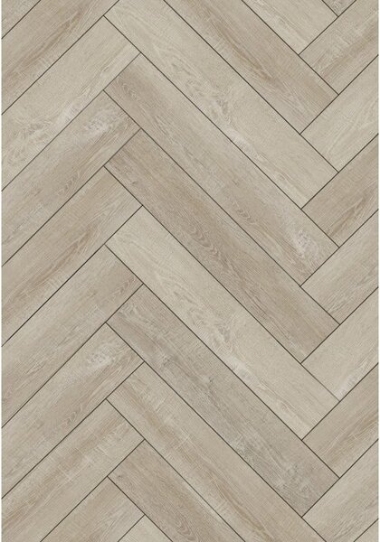 Mexen Parker panele winylowe jodełka 635 x 127 mm SPC 6,5 mm, podkład IPEX 1,5 mm, 4 V-Fuga, Dąb - F1166-0635-127-505-4V1-01