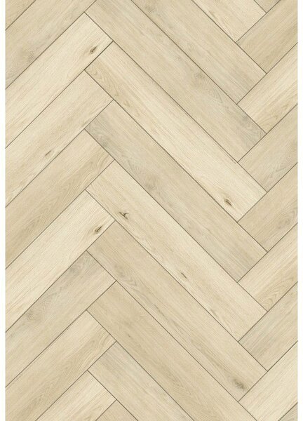 Mexen Calera panele winylowe jodełka 635 x 127 mm SPC 6,5 mm, podkład IPEX 1,5 mm, 4 V-Fuga, Dąb - F1168-0635-127-505-4V1-01