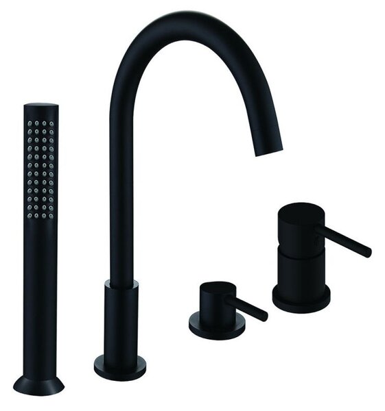 Mexen Alma bateria wannowa, czarna - 75032-70