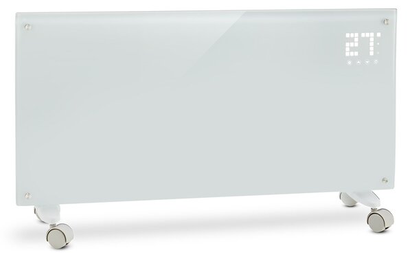 Klarstein Bornholm, grzejnik konwekcyjny, 2000W, wyświetlacz LED, 2 stopnie grzania, biały