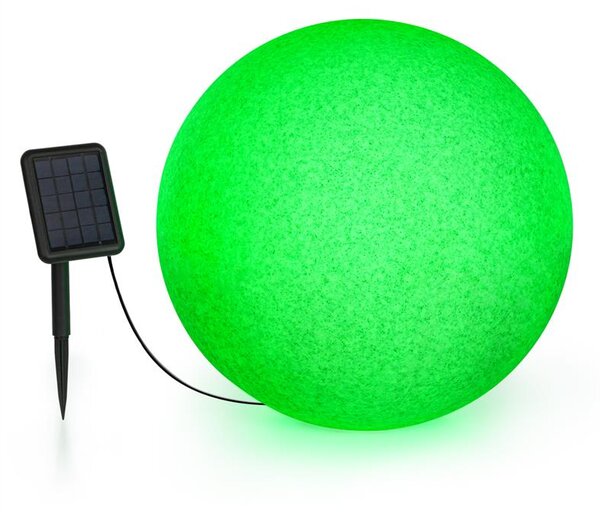 Blumfeldt Shinestone Solar 50, lampa kulista, panel słoneczny, Ø 50 cm, RGB-LED, IP68, akumulator