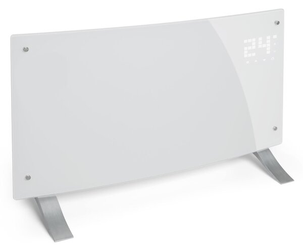 Klarstein Bornholm Curved, grzejnik konwekcyjny, termostat, timer, 2000 W, biały