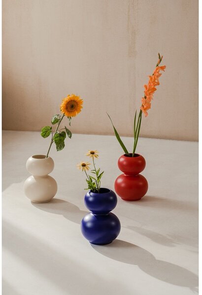 Ciemnoniebieski ceramiczny wazon (wysokość 36 cm) Tuga – noo.ma