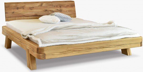 Luksusowe łóżko dębowe z belek, Mia 180 x 200 cm