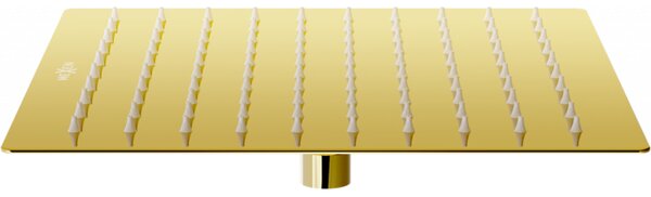 Mexen Slim deszczownica 25 x 25 cm, złota - 79125-50