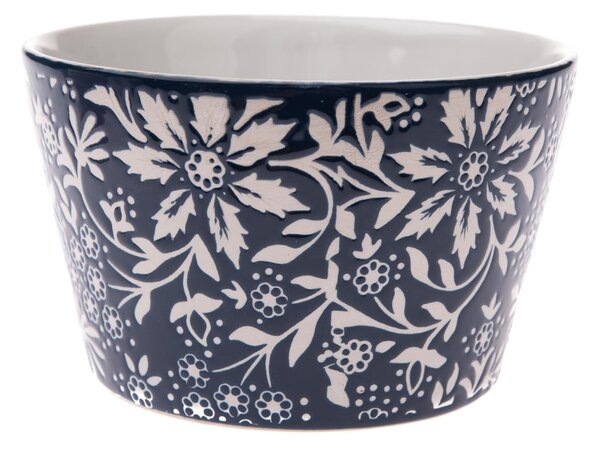 Niebieska ceramiczna miska na zupę 570 ml Bloom – Dakls