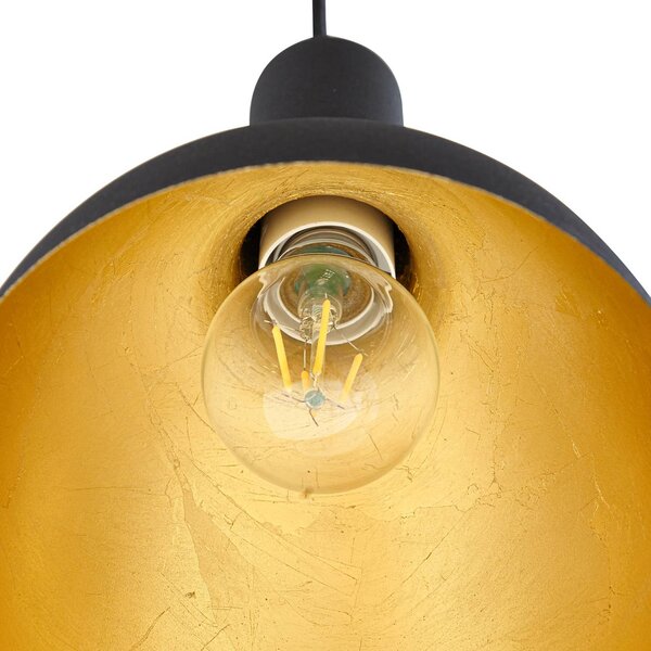 Lampa wisząca Cosmina Arcchio, możliwość ściemniania, czarny, kuchnia, metal, nowoczesny