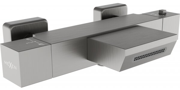 Mexen Cube termostatyczna bateria wannowa, grafit - 77360-66