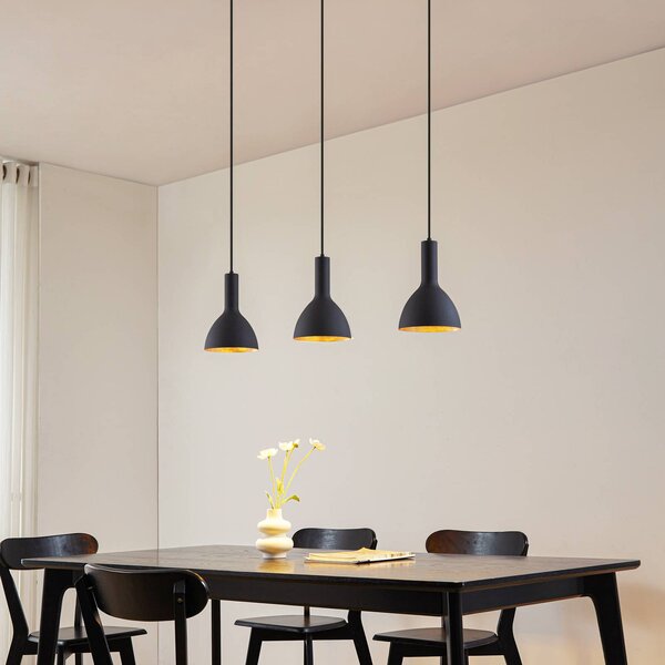 Lampa wisząca Cosmina Arcchio, możliwość ściemniania, czarny, kuchnia, metal, nowoczesny