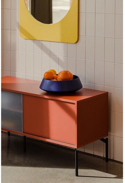 Szafka pod TV w kolorze terakoty 116x55x42 cm Met Mini – noo.ma