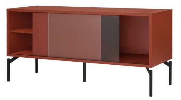 Szafka pod TV w kolorze terakoty 116x55x42 cm Met Mini – noo.ma