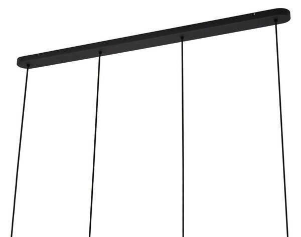 Lampa wisząca Cosmina Arcchio, możliwość ściemniania, czarny, kuchnia, metal, nowoczesny