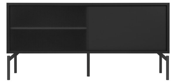 Czarna szafka pod TV 116x55x42 cm Met Mini – noo.ma