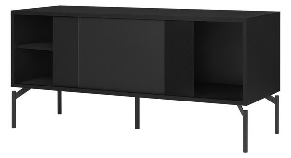 Czarna szafka pod TV 116x55x42 cm Met Mini – noo.ma
