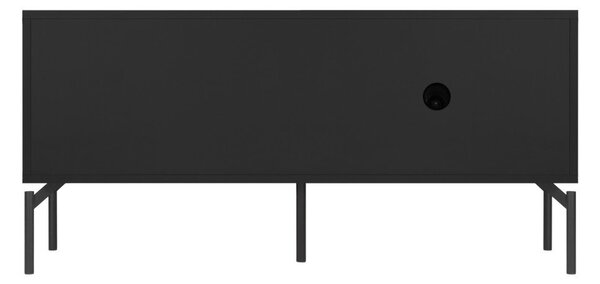 Czarna szafka pod TV 116x55x42 cm Met Mini – noo.ma