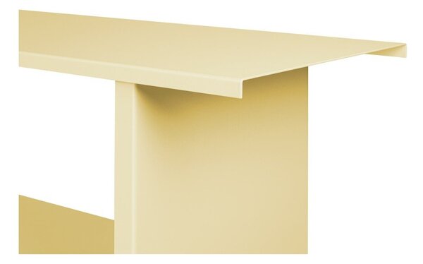 Żółty metalowy regał 160x57x37 cm Hes – noo.ma
