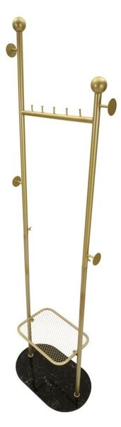 Metalowy wieszak w kolorze złota 48x178 cm Olaf – Mauro Ferretti
