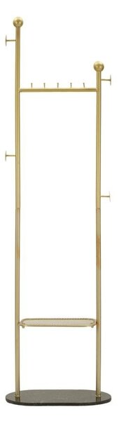 Metalowy wieszak w kolorze złota 48x178 cm Olaf – Mauro Ferretti