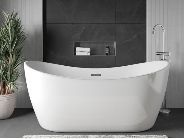 Mexen X-Wall-NR półka wnękowa bez kołnierza 60 x 20 cm, inox - 1911602010