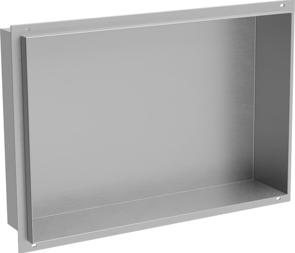 Mexen X-Wall-NR półka wnękowa bez kołnierza 45 x 30 cm, inox - 1911453010