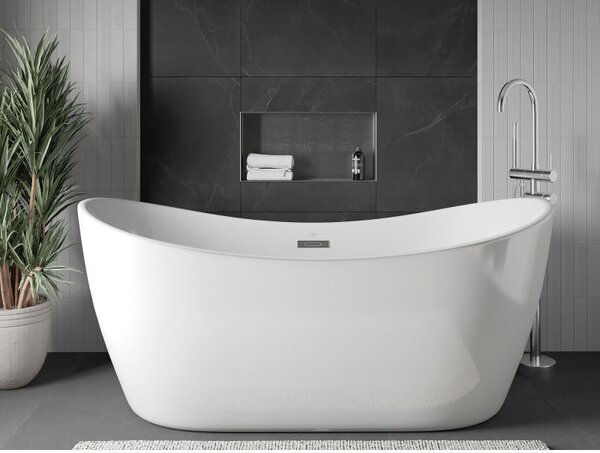 Mexen X-Wall-NR półka wnękowa bez kołnierza 60 x 30 cm, inox - 1911603010