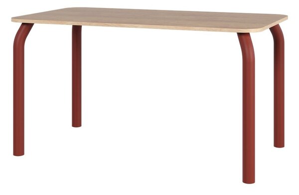 Stół z blatem w dekorze dębu 80x140 cm Meko – noo.ma