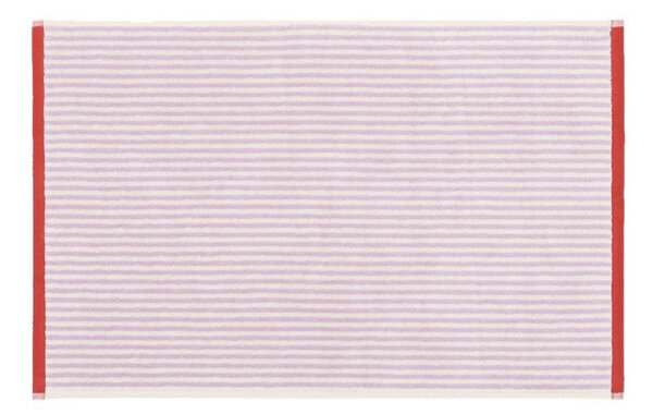 Lawendowy/kremowy bawełniany ręcznik frotte 50x80 cm Gobo – noo.ma