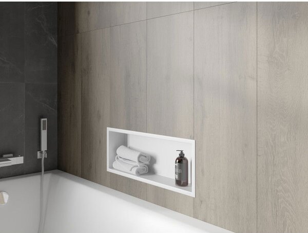 Mexen X-Wall-R półka wnękowa z kołnierzem 60 x 20 cm, biała - 1920602010