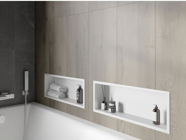 Mexen X-Wall-R półka wnękowa z kołnierzem 60 x 20 cm, biała - 1920602010