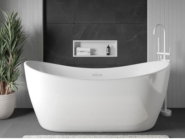 Mexen X-Wall-R półka wnękowa z kołnierzem 60 x 20 cm, biała - 1920602010