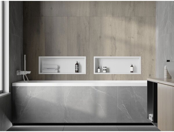 Mexen X-Wall-R półka wnękowa z kołnierzem 60 x 20 cm, biała - 1920602010