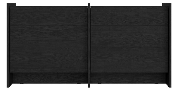 Czarna komoda 146x76x51 cm Hido – noo.ma
