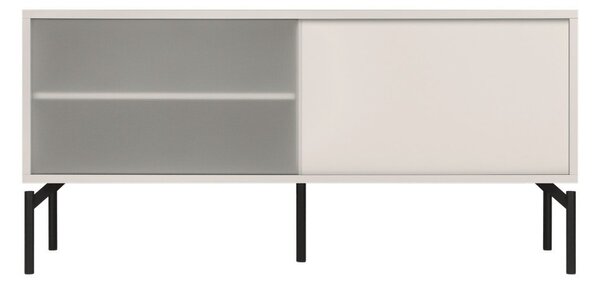 Szarobeżowa szafka pod TV 116x55x42 cm Met Mini – noo.ma