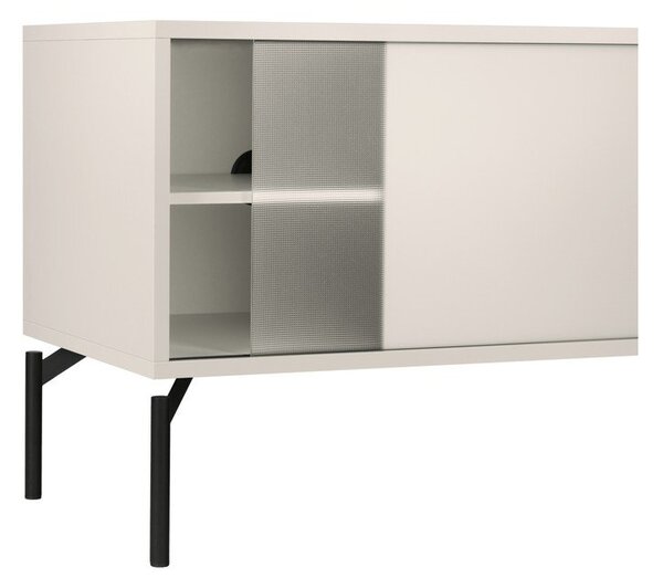 Szarobeżowa szafka pod TV 116x55x42 cm Met Mini – noo.ma
