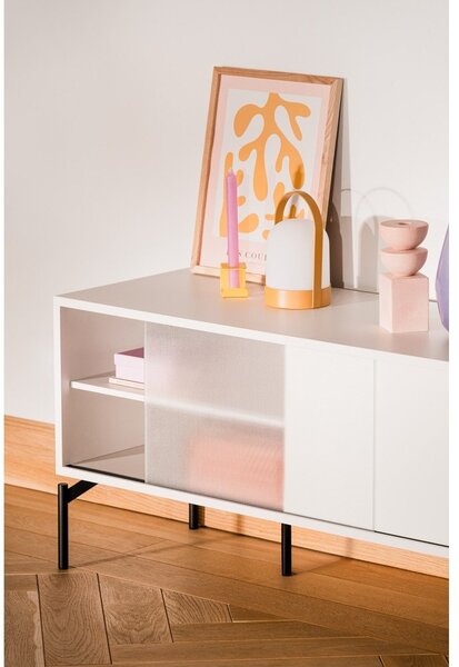 Szarobeżowa szafka pod TV 116x55x42 cm Met Mini – noo.ma