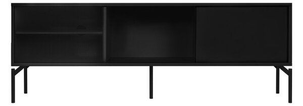 Czarna szafka pod TV 160x60x42 cm Met – noo.ma