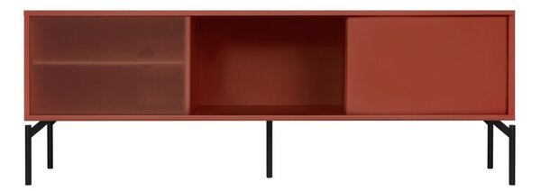 Szafka pod TV w kolorze terakoty 160x60x42 cm Met – noo.ma