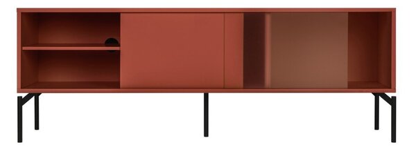 Szafka pod TV w kolorze terakoty 160x60x42 cm Met – noo.ma