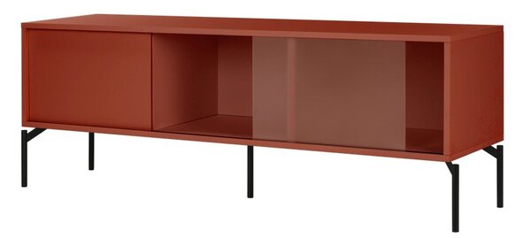 Szafka pod TV w kolorze terakoty 160x60x42 cm Met – noo.ma