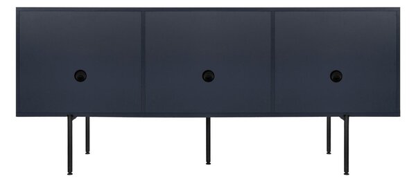 Ciemnoniebieska szafka pod TV 180x79x50 cm Bau – noo.ma