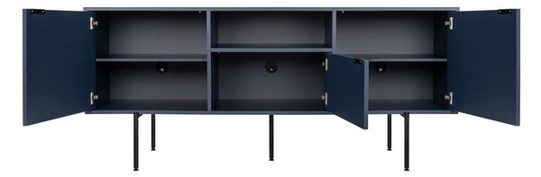 Ciemnoniebieska szafka pod TV 180x79x50 cm Bau – noo.ma
