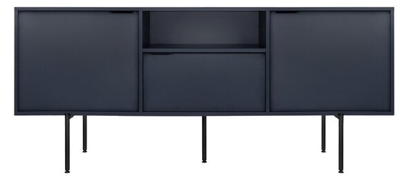 Ciemnoniebieska szafka pod TV 180x79x50 cm Bau – noo.ma