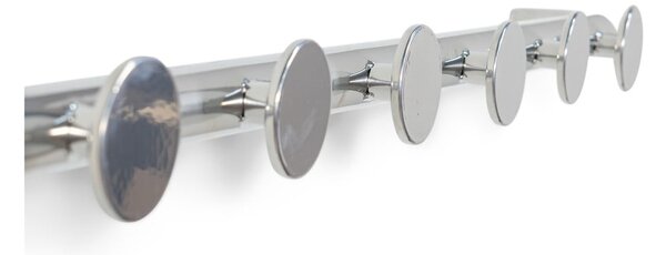 Metalowy wieszak ścienny w kolorze srebra 75 cm Retro – Spinder Design