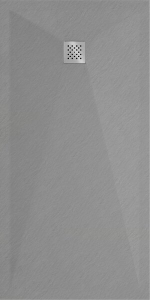 Mexen Stone+ brodzik kompozytowy prostokątny 200 x 80 cm, szary-beton - 44618020