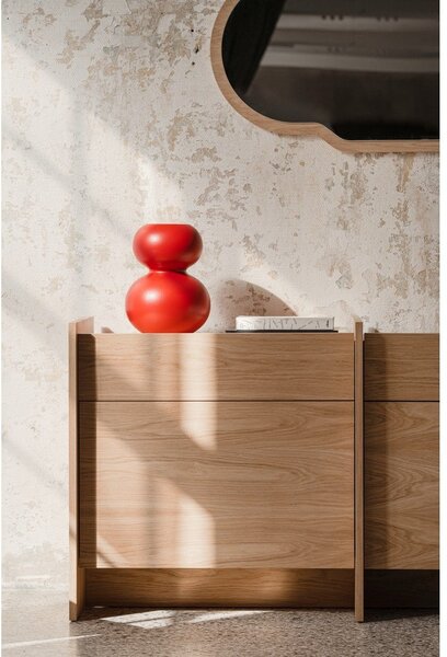 Komoda w dekorze dębu w naturalnym kolorze 146x76x51 cm Hido – noo.ma