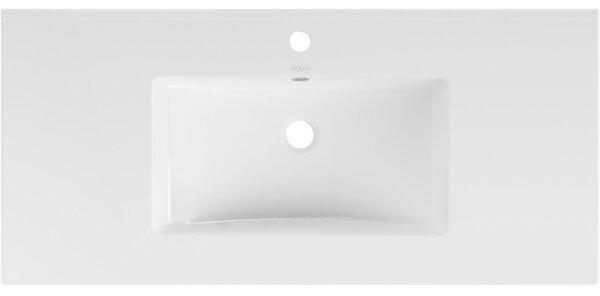 Mexen Atena umywalka wpuszczana w blat 101 x 46 cm, biała - 25011000