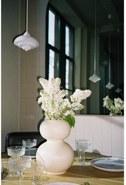 Beżowy ceramiczny wazon (wysokość 36 cm) Tuga – noo.ma