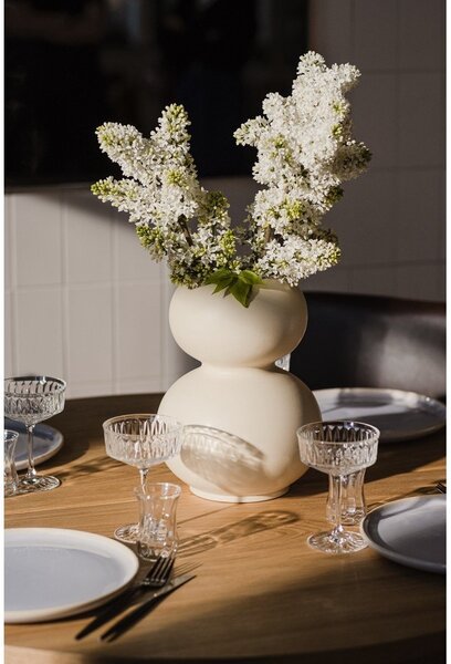 Beżowy ceramiczny wazon (wysokość 36 cm) Tuga – noo.ma